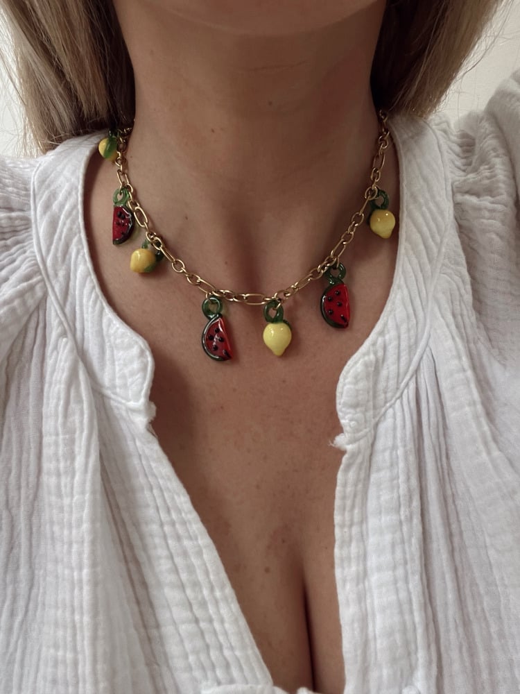Necklace WATERMELON